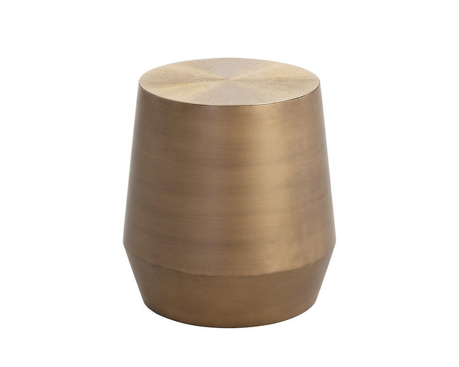 Creed Side Table - Antique Gold - Maison Vogue