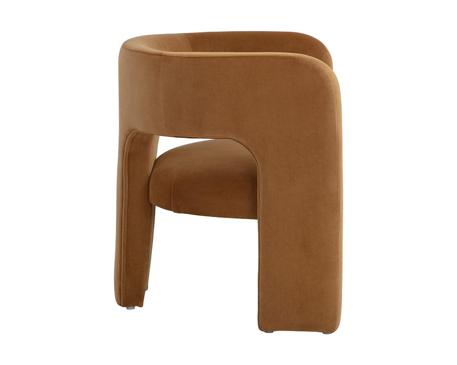 Isidore Lounge Chair - Meg Gold - Maison Vogue