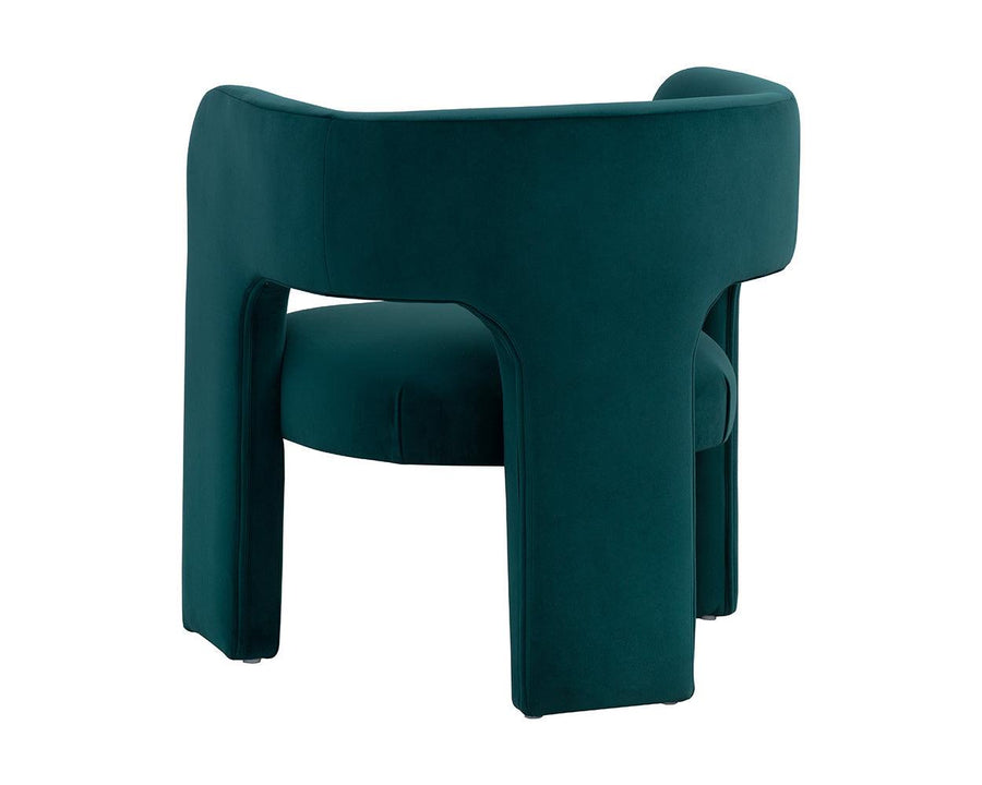 Isidore Lounge Chair - Meg Teal - Maison Vogue