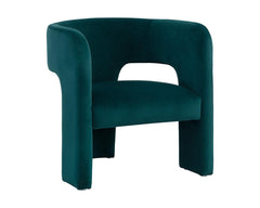 Isidore Lounge Chair - Meg Teal - Maison Vogue