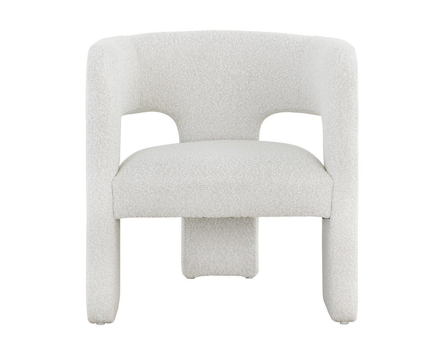 Isidore Lounge Chair - Copenhagen White - Maison Vogue