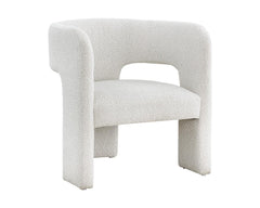 Isidore Lounge Chair - Copenhagen White - Maison Vogue