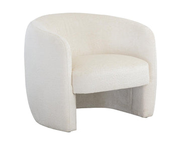 Mircea Lounge Chair - Bergen Ivory - Maison Vogue