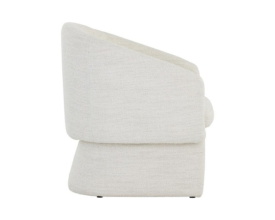 Lauryn Lounge Chair - Merino Pearl - Maison Vogue