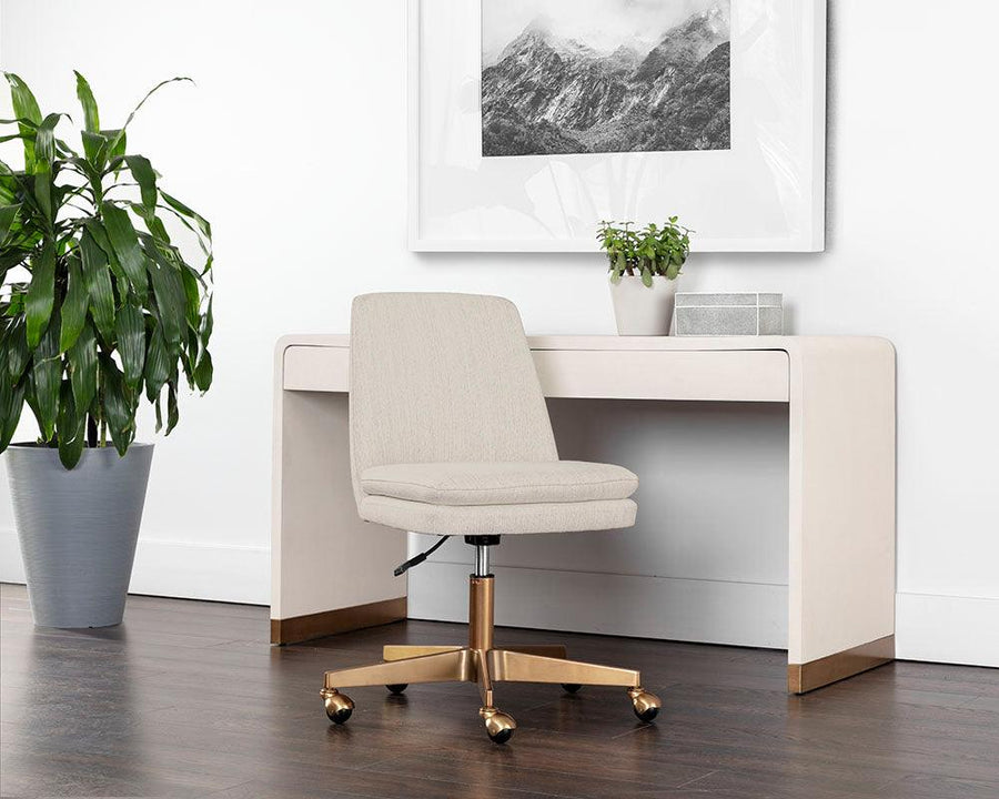 Berget Office Chair - Mina Ivory - Maison Vogue