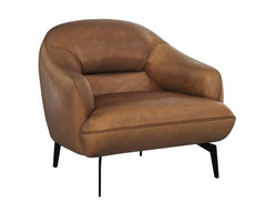Armani Armchair - Cognac Leather - Maison Vogue
