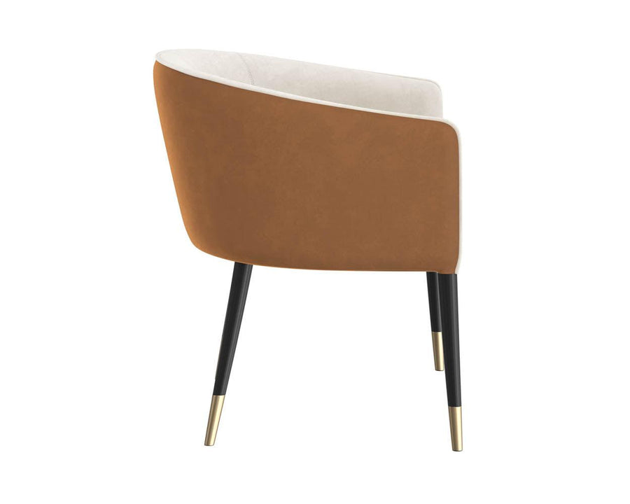 Asher Lounge Chair - Meg Taupe / Meg Gold - Maison Vogue
