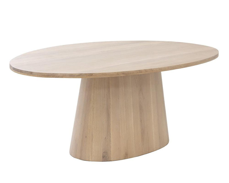 Elina Dining Table - Oval - Light Oak - 84