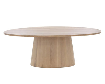Elina Dining Table - Oval - Light Oak - 84