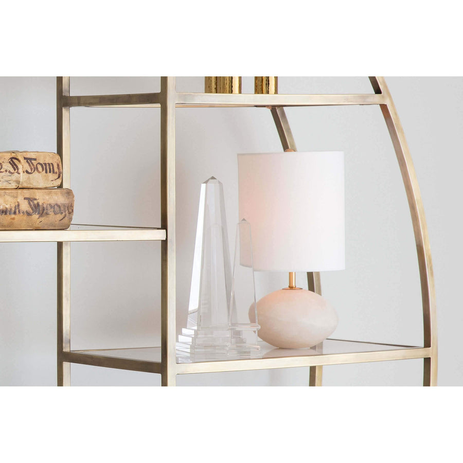 Alabaster Mini Orb Lamp - Maison Vogue