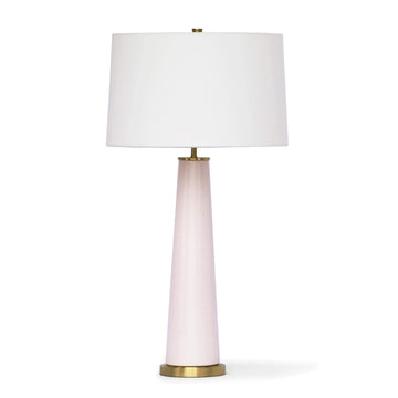 Audrey Ceramic Table Lamp (Blush) - Maison Vogue