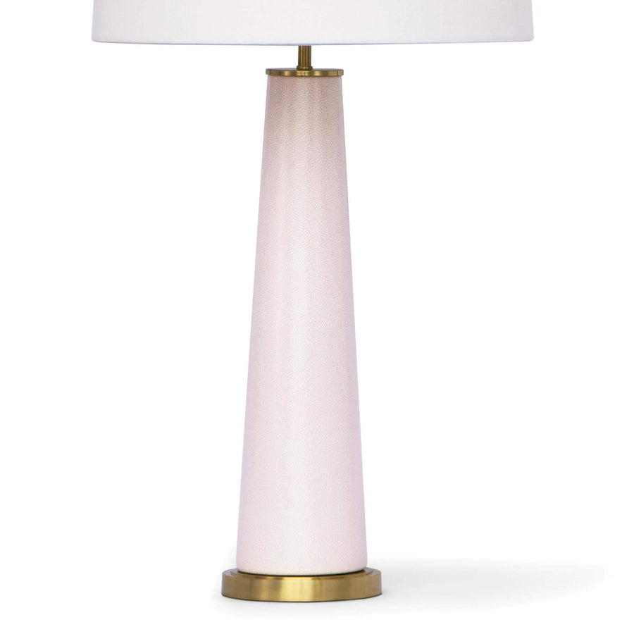 Audrey Ceramic Table Lamp (Blush) - Maison Vogue