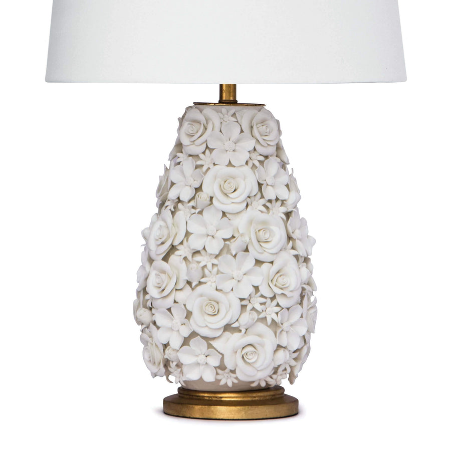 Alice Porcelain Flower Table Lamp - Maison Vogue