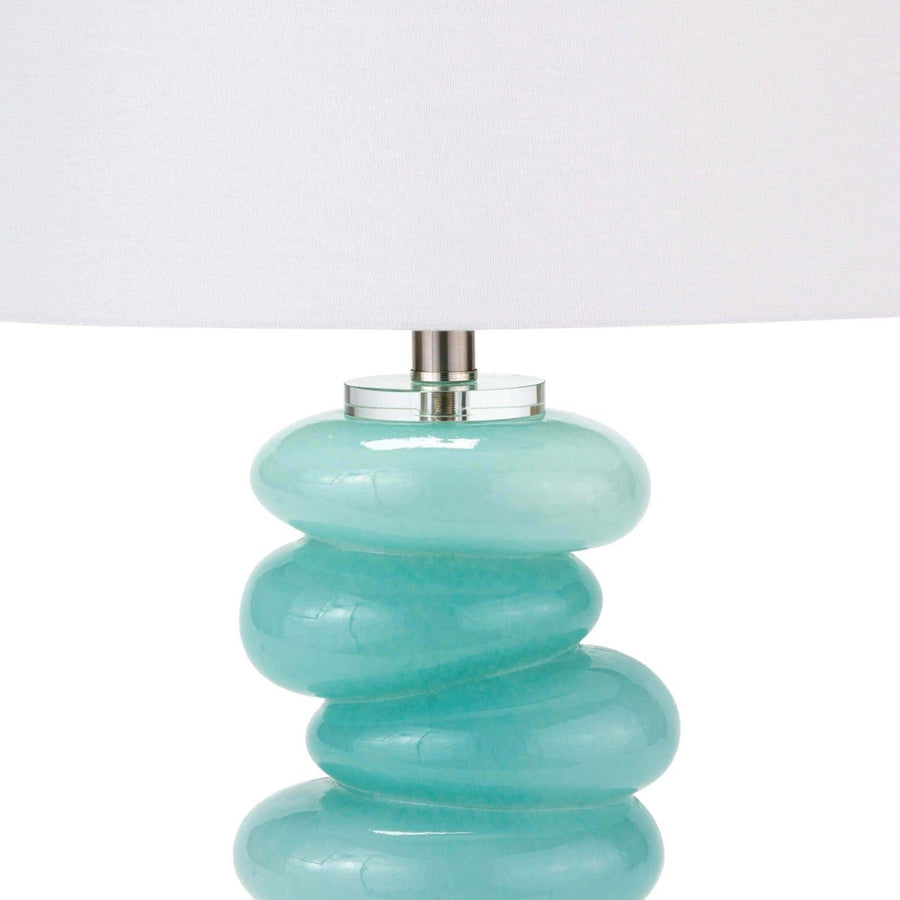 Stacked Pebble Glass Table Lamp - Maison Vogue