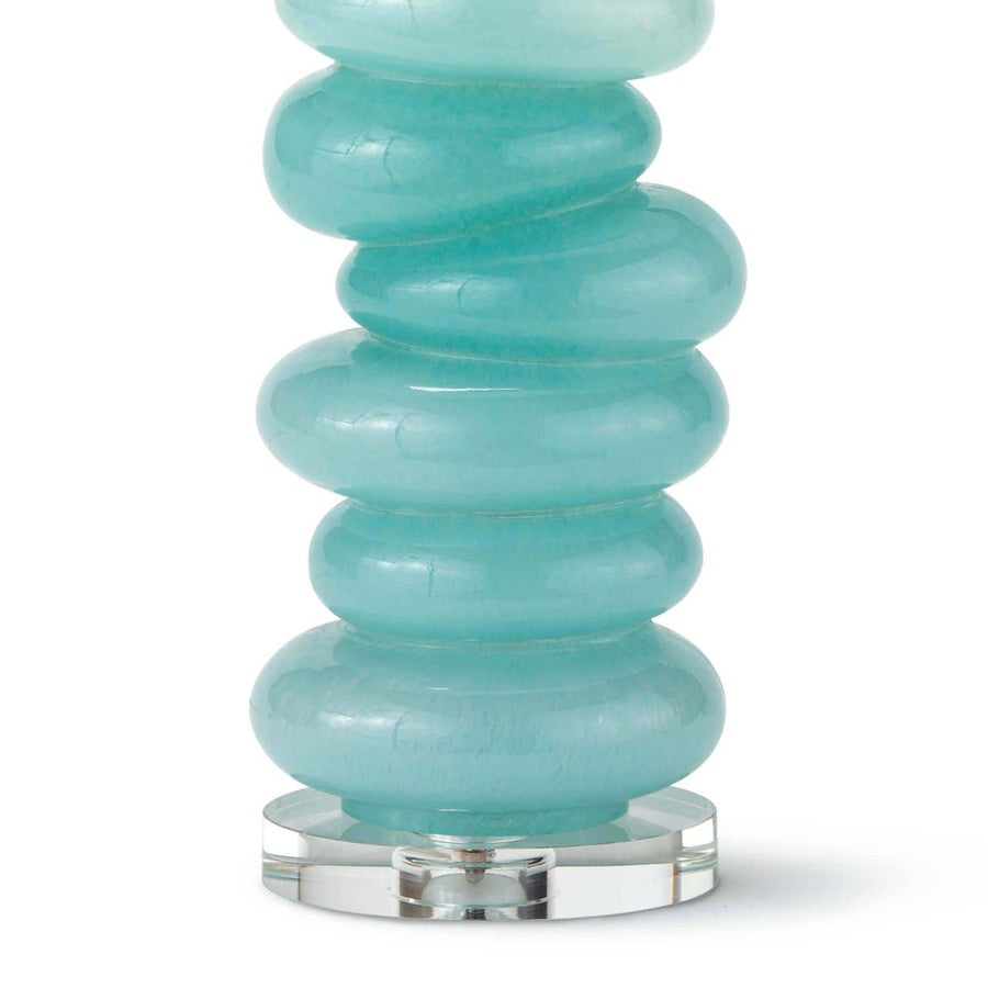 Stacked Pebble Glass Table Lamp - Maison Vogue