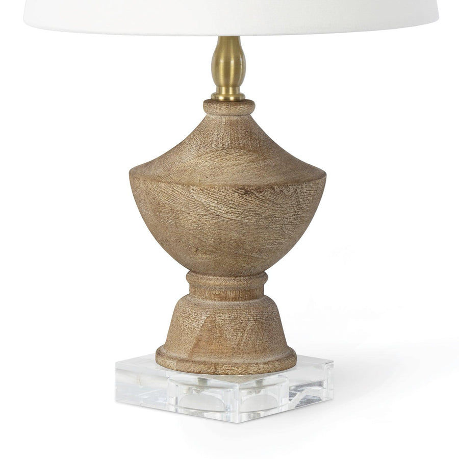 Beatrix Wood Mini Lamp - Maison Vogue