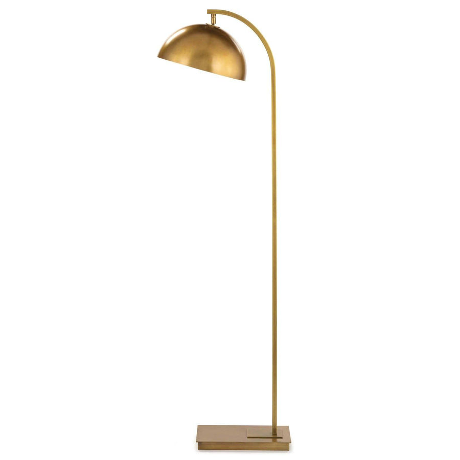 Otto Floor Lamp (Natural Brass) - Maison Vogue
