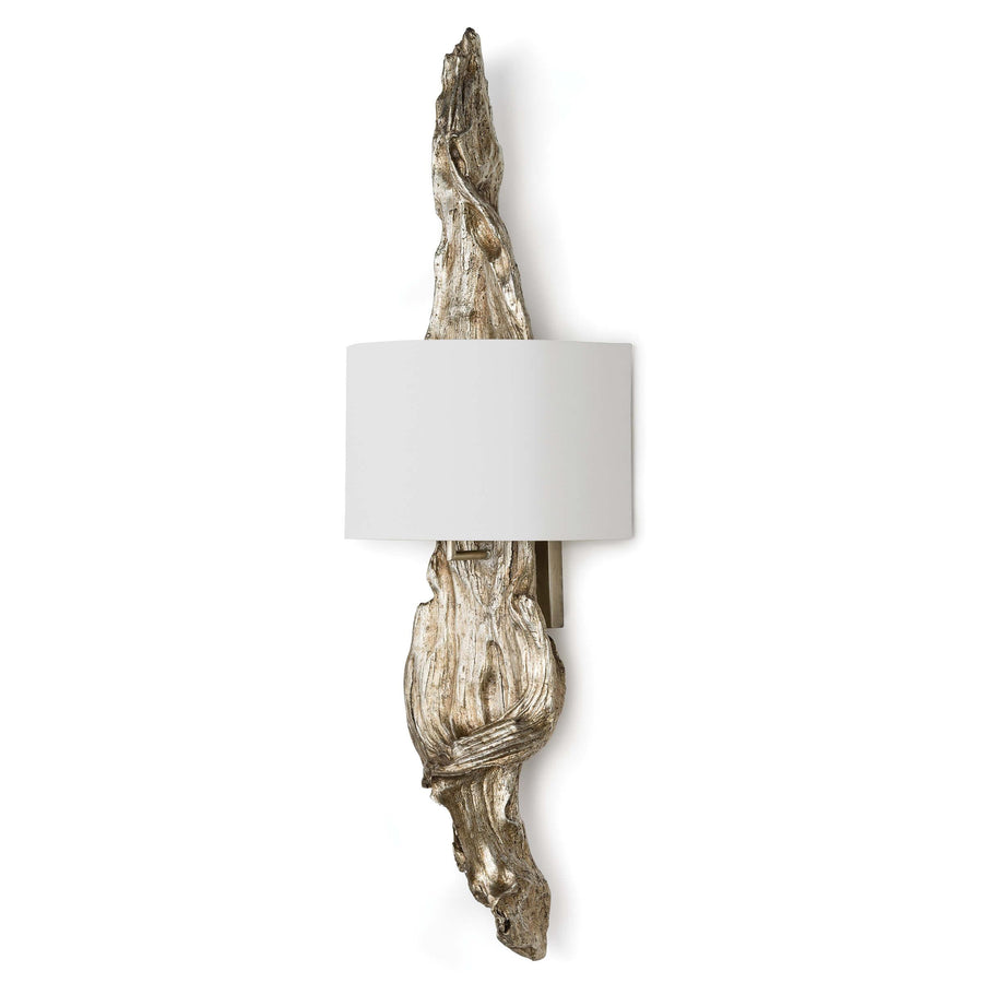 Driftwood Sconce (Ambered Silver Leaf) - Maison Vogue