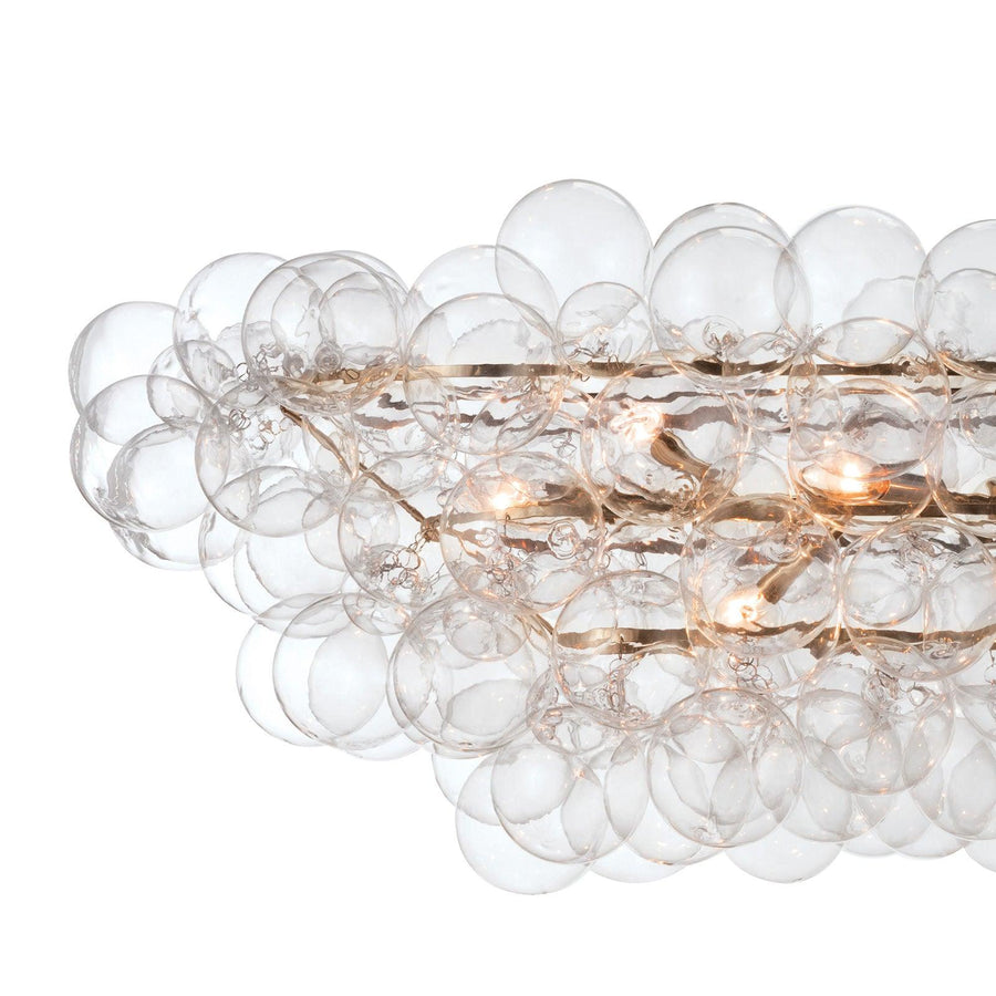 Bubbles Chandelier Linear (Natural Brass) - Maison Vogue