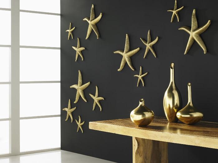 Starfish, Gold Leaf, Set of 4, LG - Maison Vogue