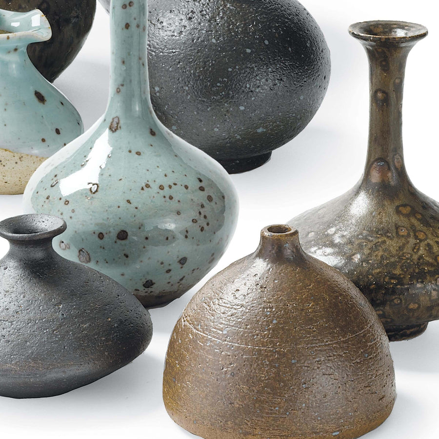 Porcelain Bud Vases (Set of 8) - Maison Vogue
