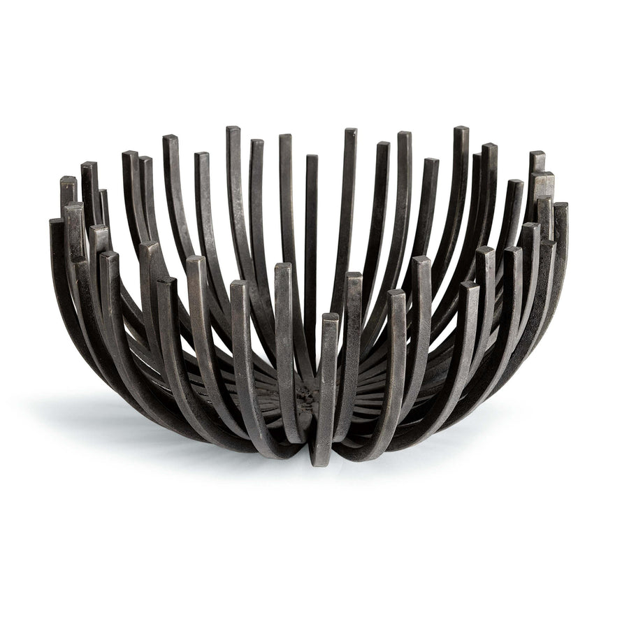 Webbed Bowl Circle (Blackened Iron) - Maison Vogue