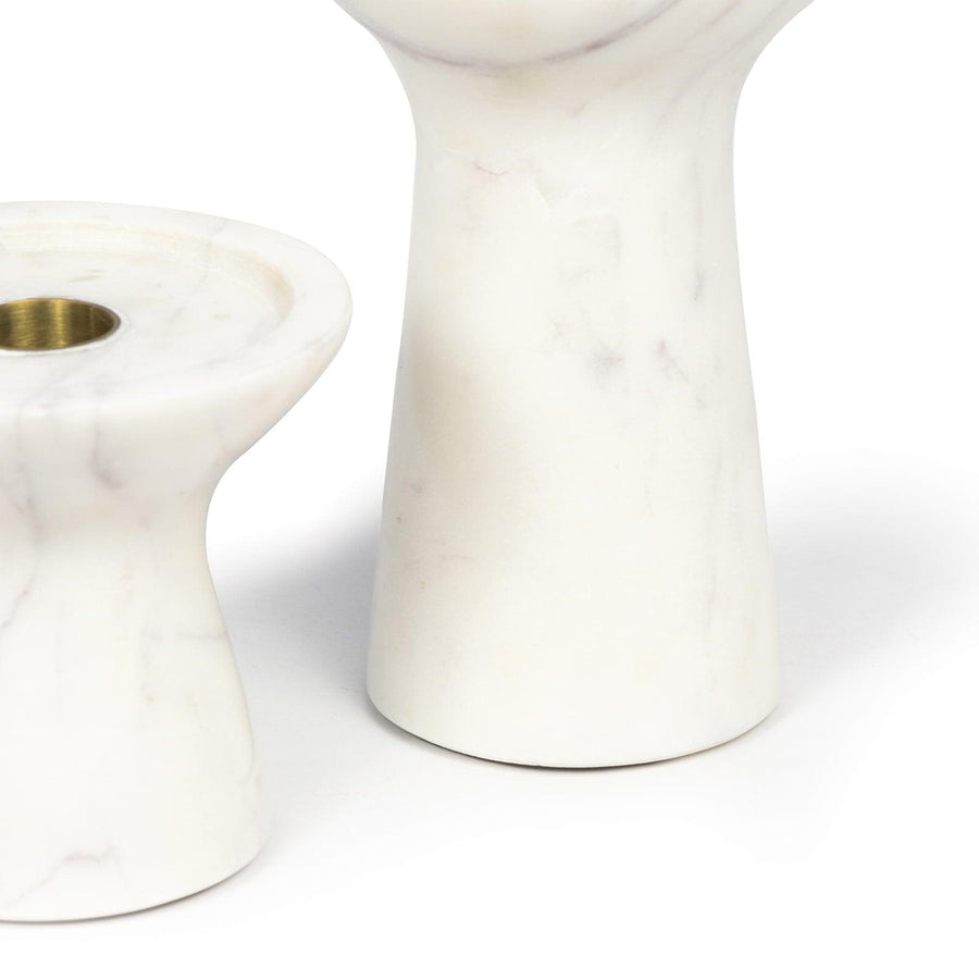 Klein Marble Candle Holder Set - Maison Vogue