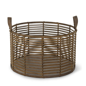 Finn Leather Basket Large - Maison Vogue