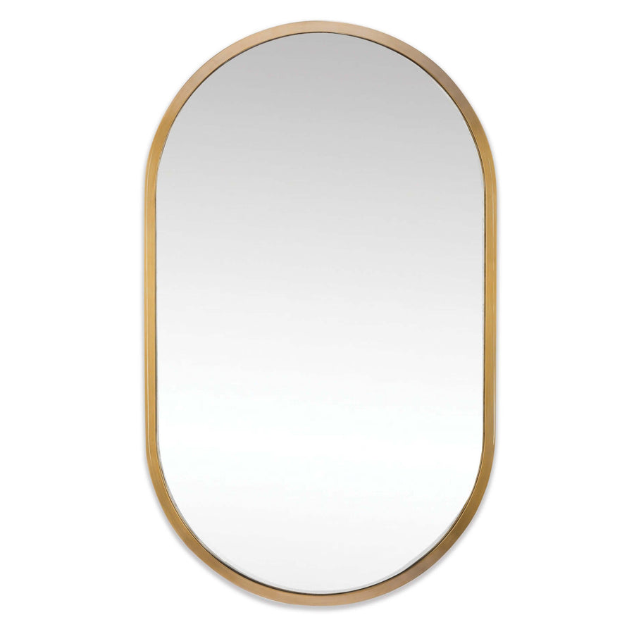 Canal Mirror (Natural Brass) - Maison Vogue