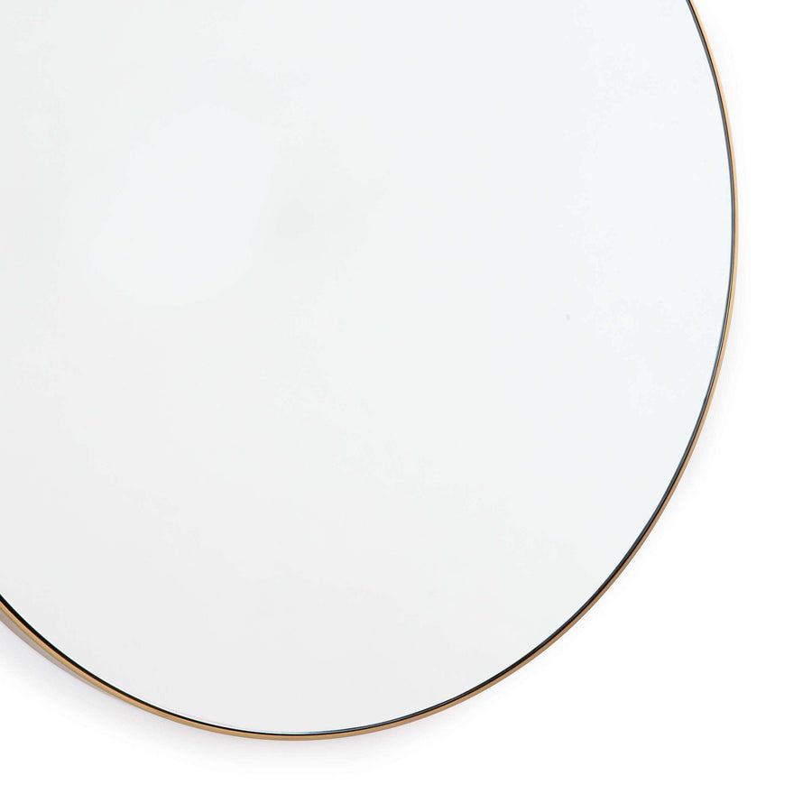 Porter Mirror (Natural Brass) - Maison Vogue