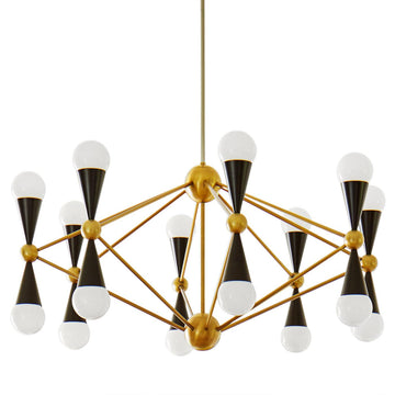 Caracas 16-Light Chandelier - Maison Vogue