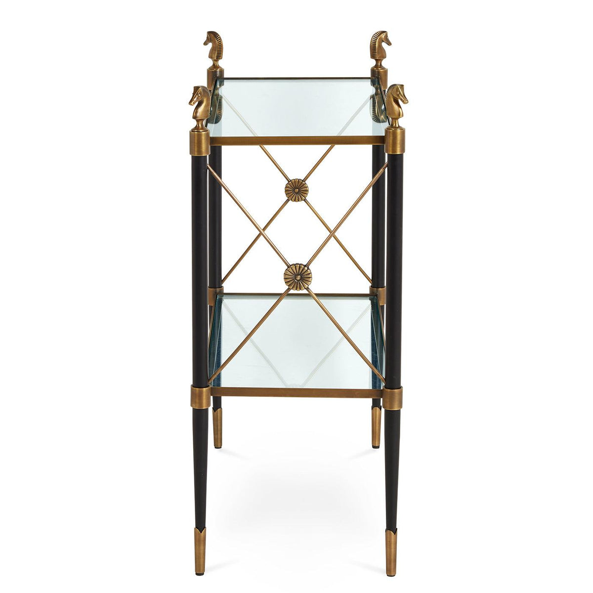 Rider Two-Tier Side Table - Maison Vogue