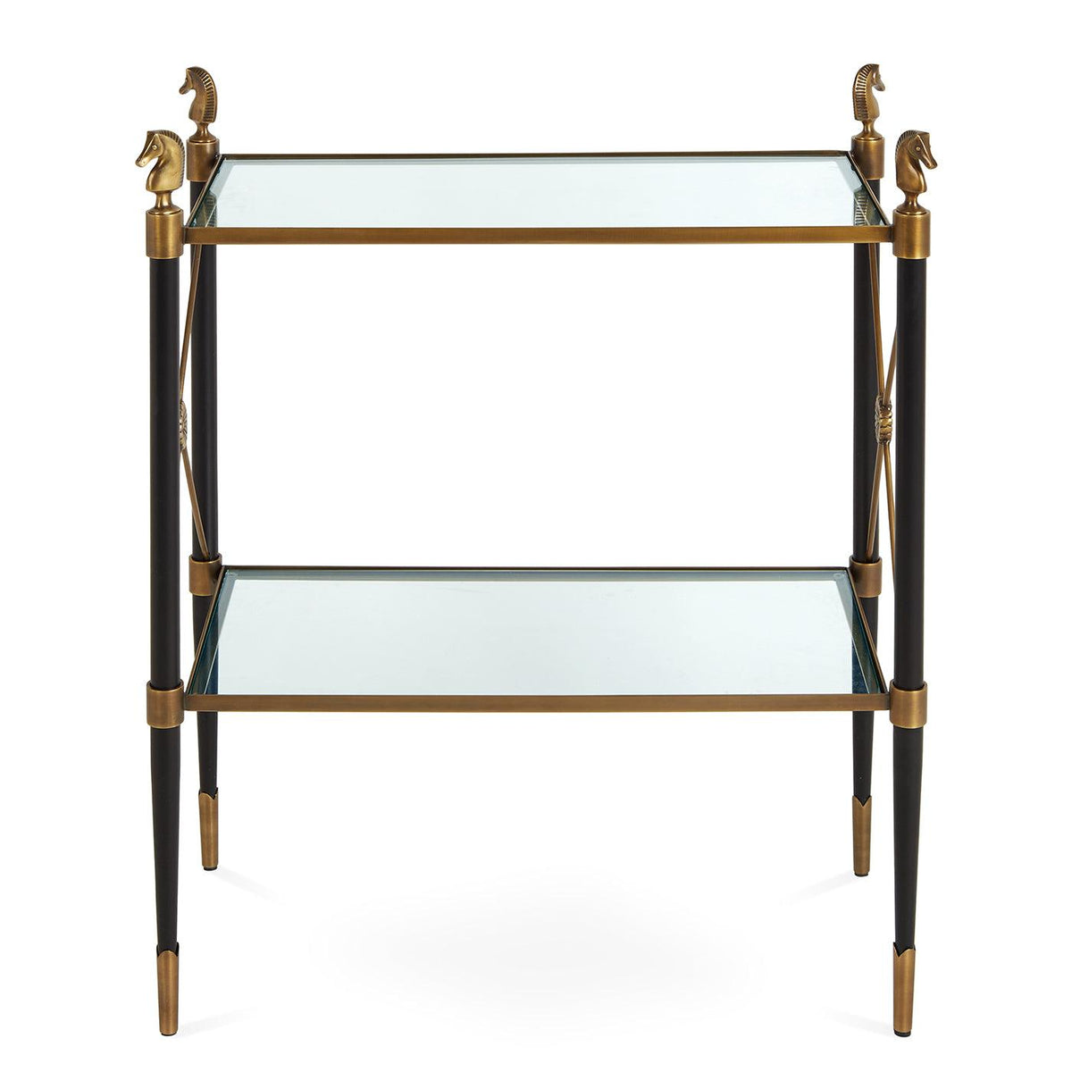 Rider Two-Tier Side Table - Maison Vogue