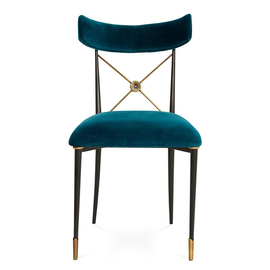 Rider Dining Chair, Rialto Peacock - Maison Vogue