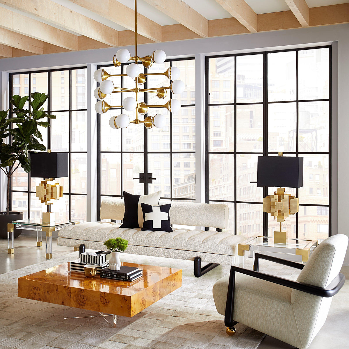 Puzzle Table Lamp - Maison Vogue