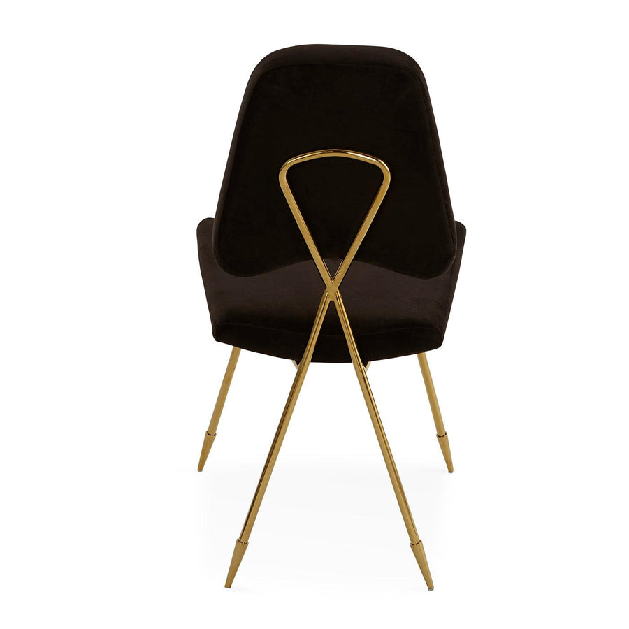 Maxime Dining Chair, Rialto Charcoal - Maison Vogue