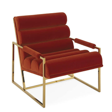 Channeled Goldfinger Lounge Chair - Maison Vogue