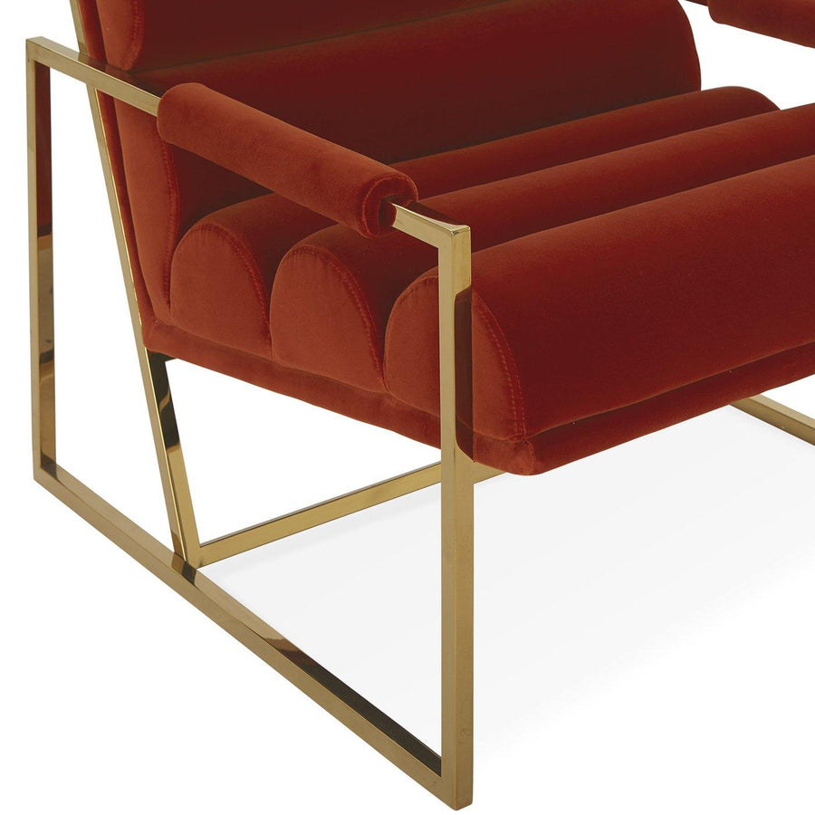 Channeled Goldfinger Lounge Chair - Maison Vogue