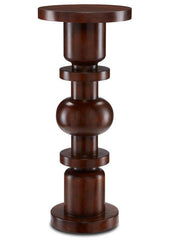 Sasha Walnut Drinks Table - Maison Vogue