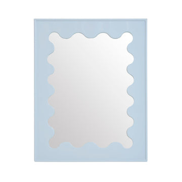 Ripple Lacquer Mirror-Blue - Maison Vogue