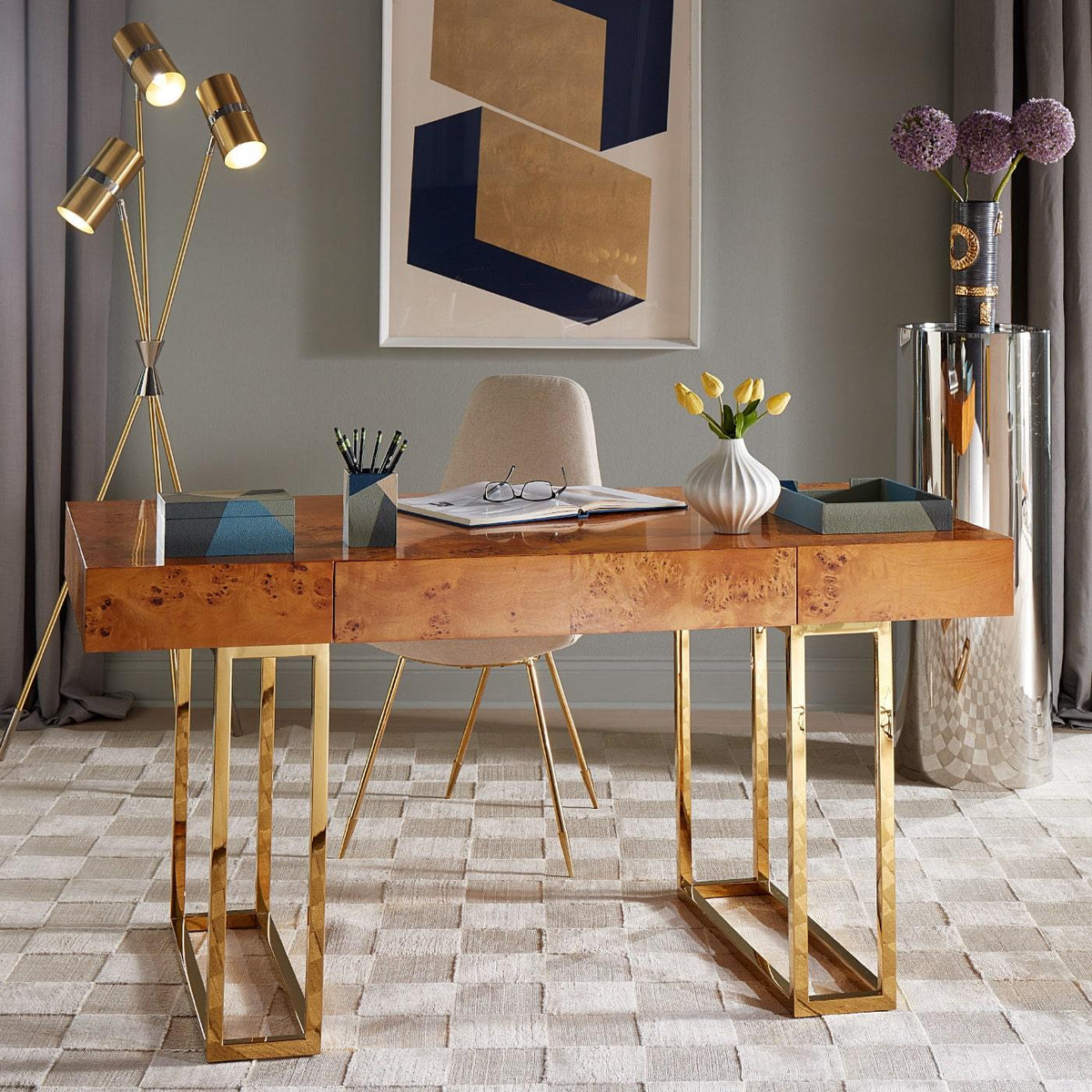 Bond Executive Desk - Maison Vogue