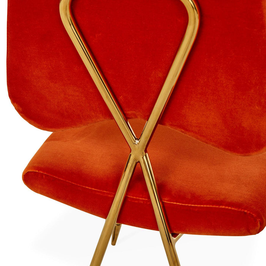 Maxime Dining Chair, Varese Persimmon - Maison Vogue