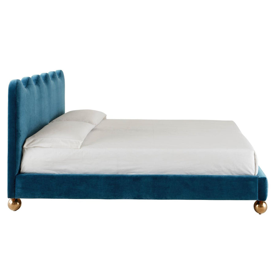 Ripple King Bed, Venice Peacock - Maison Vogue