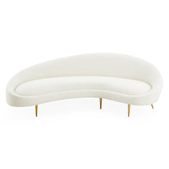 Ether Curved Sofa, Olympus Oatmeal - Maison Vogue