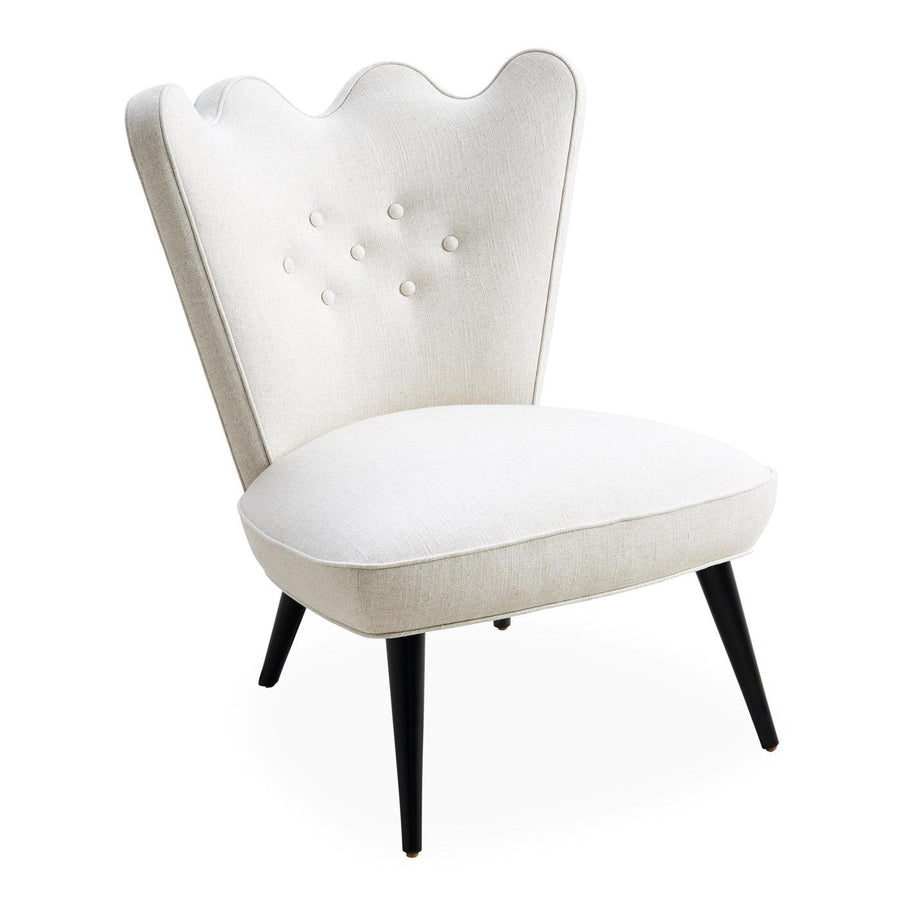 Ripple Slipper Chair, Devere Creme - Maison Vogue