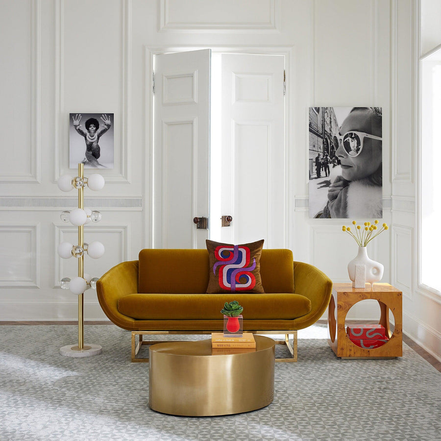 Brass Kidney Table-Large - Maison Vogue