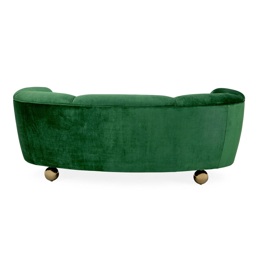 Parker Curved Sofa-Brussels Malachite - Maison Vogue