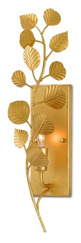 Golden Eucalyptus Wall Sconce - Maison Vogue
