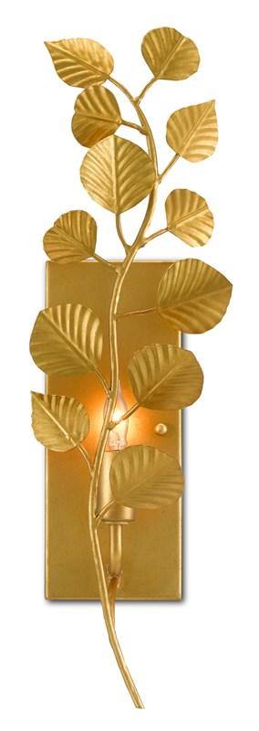 Golden Eucalyptus Wall Sconce - Maison Vogue