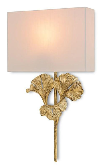 Gingko Gold Wall Sconce - Maison Vogue